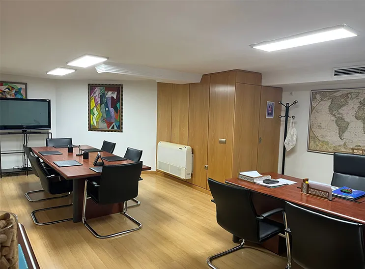 Sala de reuniones de la agencia